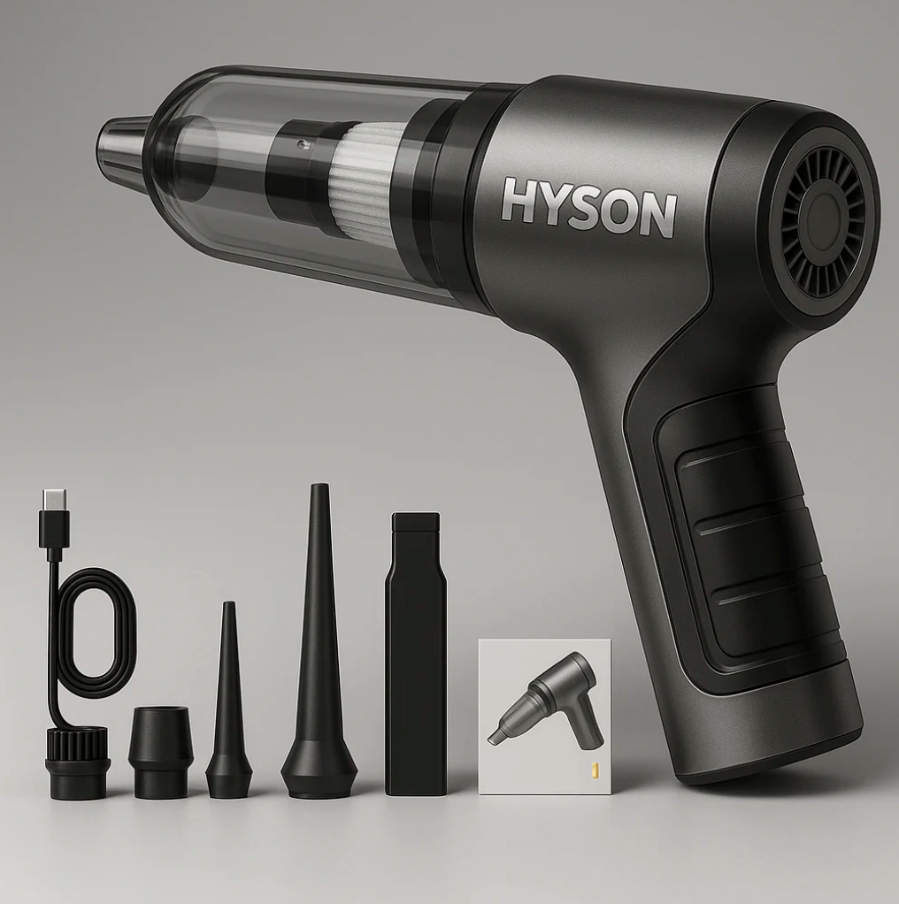4-in-1 Cordless Car & Home Vacuum (Air Blower | Vacuum | Pump | Inflate)